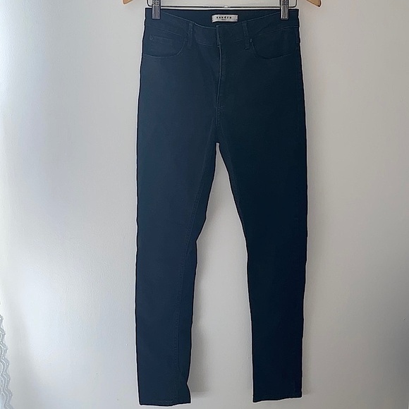Sandro Paris High Waist Black Denim Jeans - Picture 1 of 6
